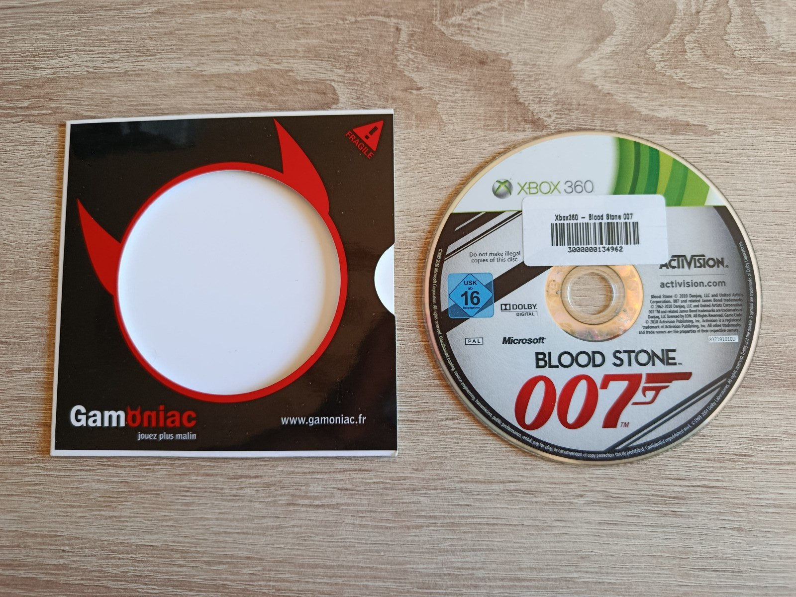 Blood Stone 007 - Jeu XBOX 360 - PAL FR