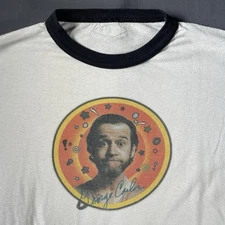 Vintage George Carlin Shirt Mens XL Stand Up Comedy Ringer RARE