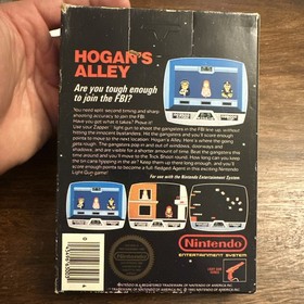 Hogan's Alley (Nintendo NES) Complete - Hangtab 5 Screw Early Print - Authentic