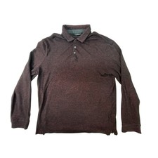 Marc Anthony polo shirt Men's size XL slim red long-sleeve