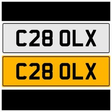 C28 OLX CARROLL CARL CAROL CAROLS NEAT OLD 3X3 PRIVATE NUMBER PLATE