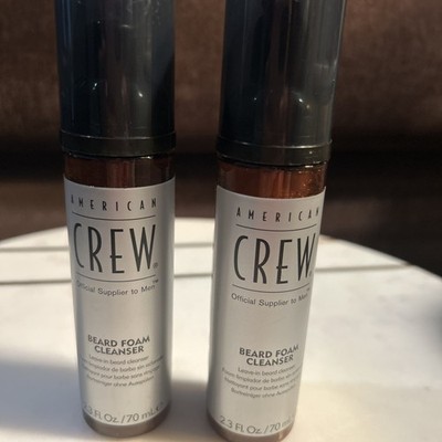American Crew Beard Foam Cleanser 2.3oz. 2 Pack Brand New