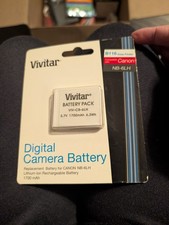 Vivitar Lithium Ion Battery pack for Cannon NB-6L VIV-CB-6L 3.7V 1150mAh 4.3Wh