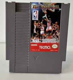 NBA Basketball Nintendo NES Game Tecmo 1992