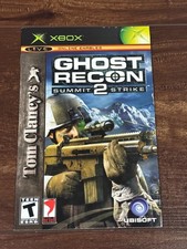 Tom Clancy's Ghost Recon 2 Summit Strike XBOX Instruction Manual Only