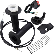 Mini Bike Throttle Assembly Throttle Cable Compatible with 50Cc 90Cc 110Cc 125Cc