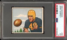 1950 Bowman Football #90 Jerry Shipkey PSA 5