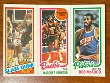1980-81 Topps - Elvin Hayes, Bob McAdoo, Marques Johnson #89-144-257