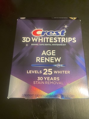 Crest 3D White No Slip Supreme Flexfit Teeth Whitening Strips - 42 Count