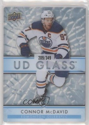 2021-22 Upper Deck Ovation UD Glass Stars 209/349 Connor McDavid #GS-1 1os2