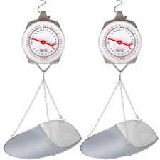 Hanging Scale with Scoop 110 lbs Dial Weight Industrial Spring Scale 2 PCS