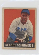 1948-49 Leaf Snuffy Stirnweiss (George on Card) #95 7ut