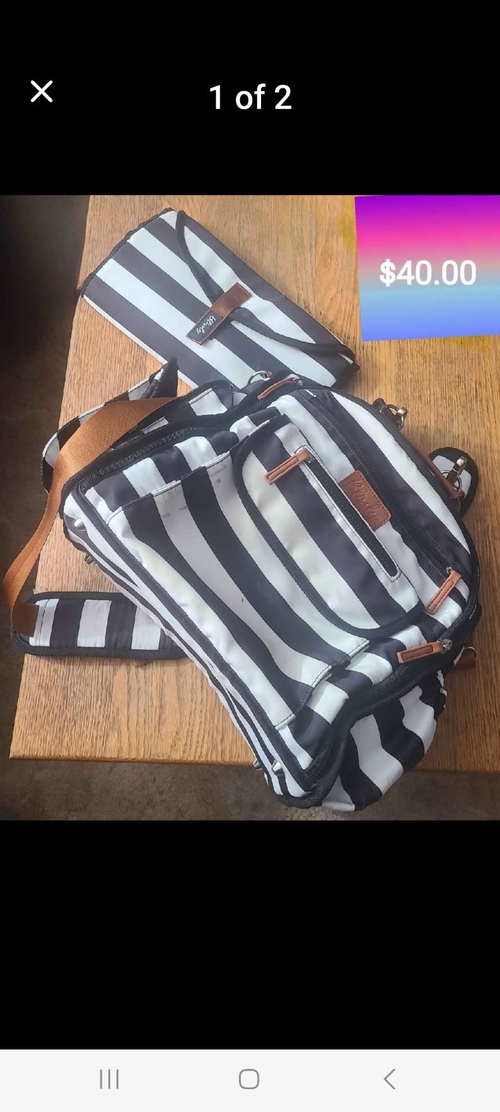 Cosy Diaper Bag Multiple Pockets Changing Pad