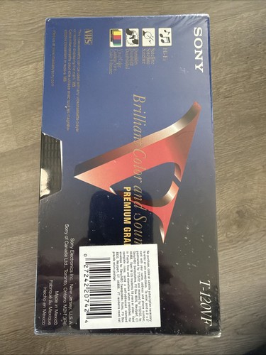 Sony T-120 6 Hrs VHS 6 Pack VCR Blank Tapes Premium Grade  NEW SEALED - Imagen 2 de 6