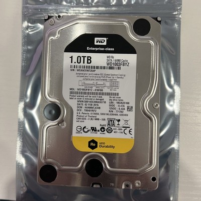 Western Digital WD1003FBYZ-010FB0 1TB 7.2K 6Gb/s SATA 3.5'' Desktop Hard Drive