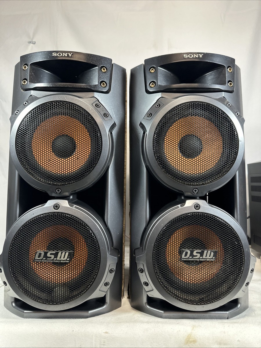 Sony SS-ZX6 Speakers for LBT-ZX6 HCD-ZX6 Stereo Sys. Listing 1