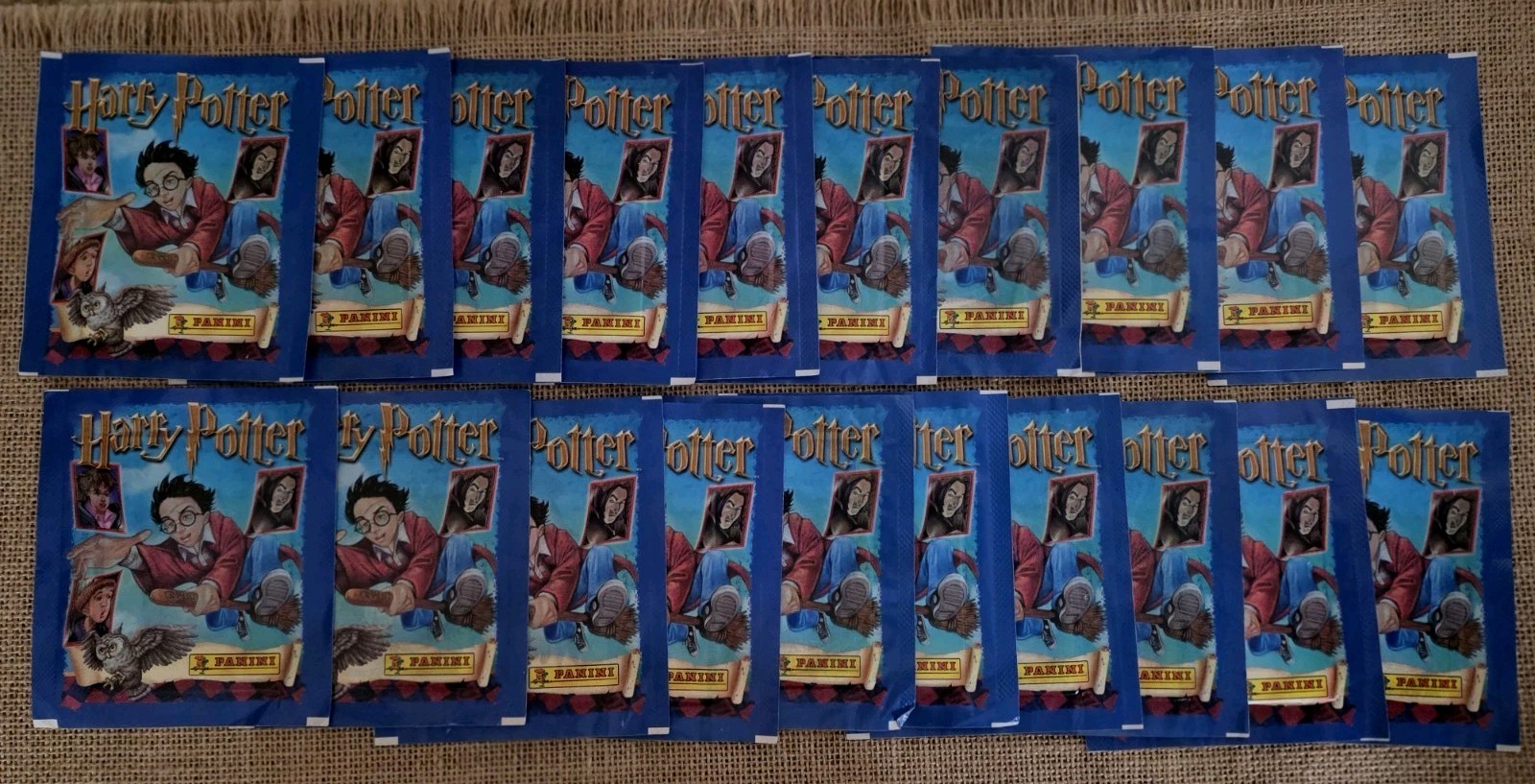2001 Harry Potter Panini Philosopher’s Stone UNOPENED "ILLUSTRATED" Sticker Pack