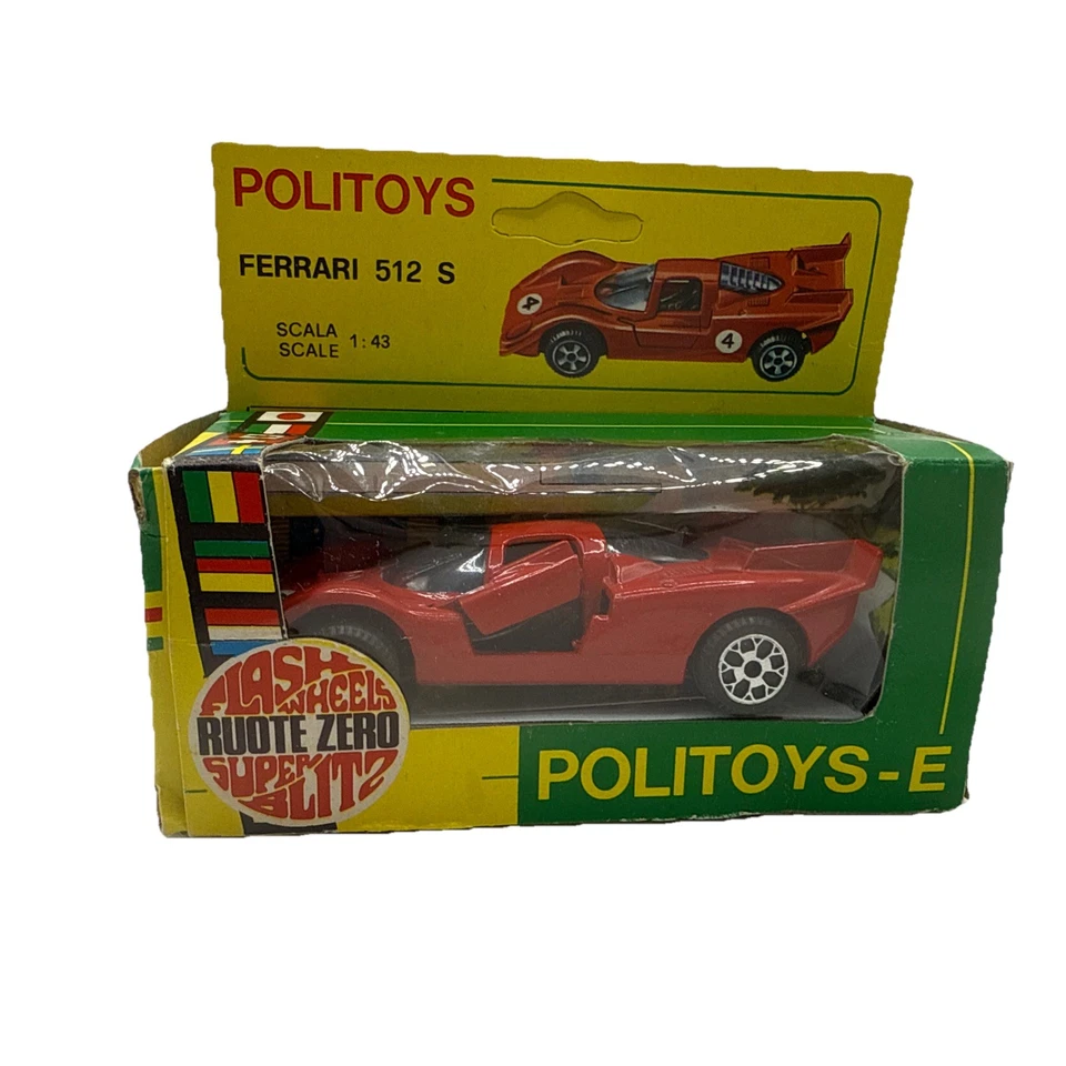 Ferrari 512S Politoys #E22 1:43 con caja Foto 2 de 4