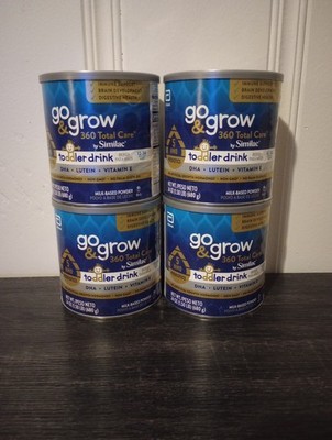 Go & Grow 360 Total Care by Similac Toddler Drink Powder 24 Oz Can (4 Pack)