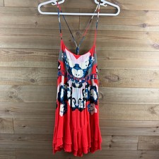 Intimately Free People Womens DressSweet Lucy Slip Cherry Kiss Floral Small