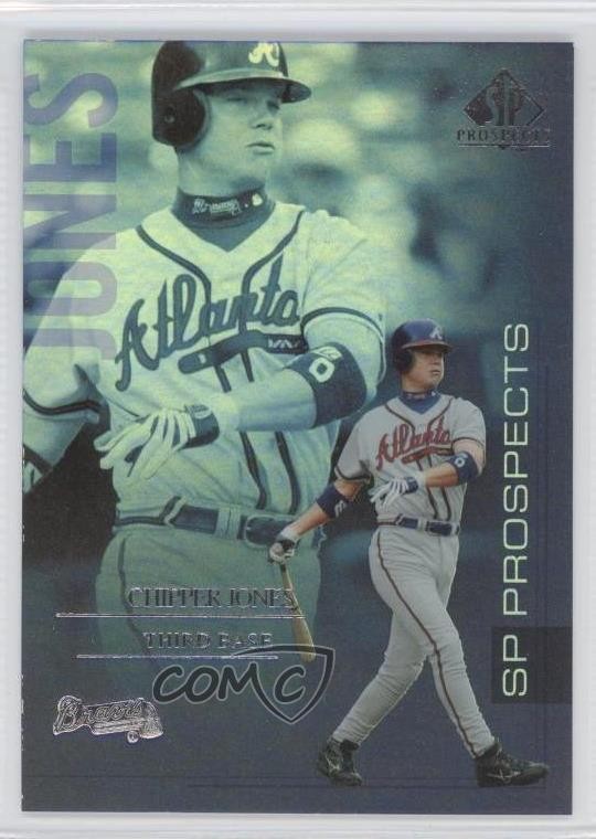 2004 SP Prospects Chipper Jones #7 HOF 0a1