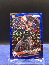 2025 Panini Prizm WNBA #47 Rayah Marshall Blue Velocity RC
