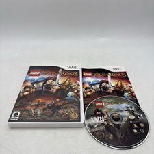 LEGO Lord of the Rings Nintendo Wii Complete w/ Manual CIB Tested