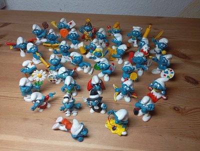 SchlumpfSammlung aus 36 Schlümpfen - Paket Set Mix Konvolut Schleich Bully
