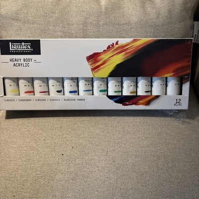 Liquitex Professional Heavy Body Acrylic Paint Classic Set, 12 Colors