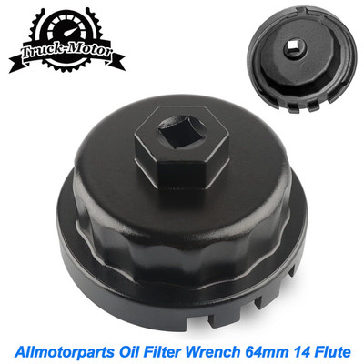 Aluminium 64mm Oil Filter Cap Removal Tool Wrench for 2.5L-5.7L Toyota and Lexus