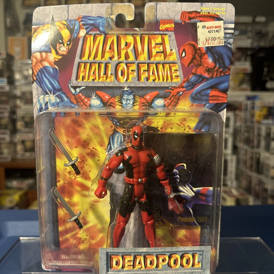 Lote de 7 figuras de acción surtidas Toy Biz Marvel Superhéroes Salón de la fama Hasbro nuevas Foto 3 de 4