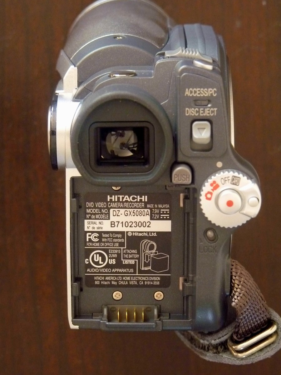 Hitachi DZ-GX5080A DVD Camcorder for sale online | eBay