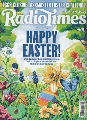 Radio Times Mag  April 4 - 10 2026 - Happy Easter, Jason Segal, Taskmaster,