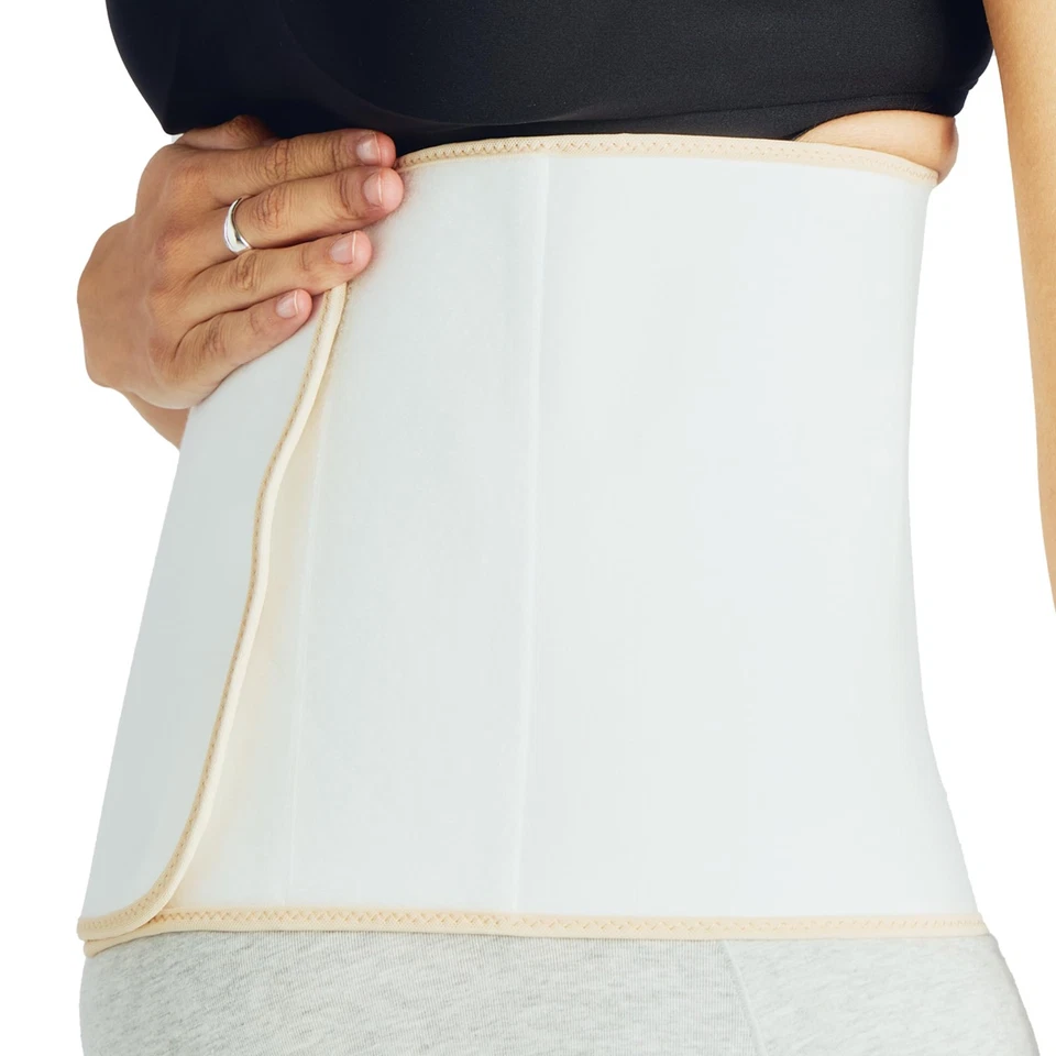 Envoltura para vientre de bambú de viscosa - Nuestra envoltura para vientre posparto más suave cubierta en... Foto 4 de 4