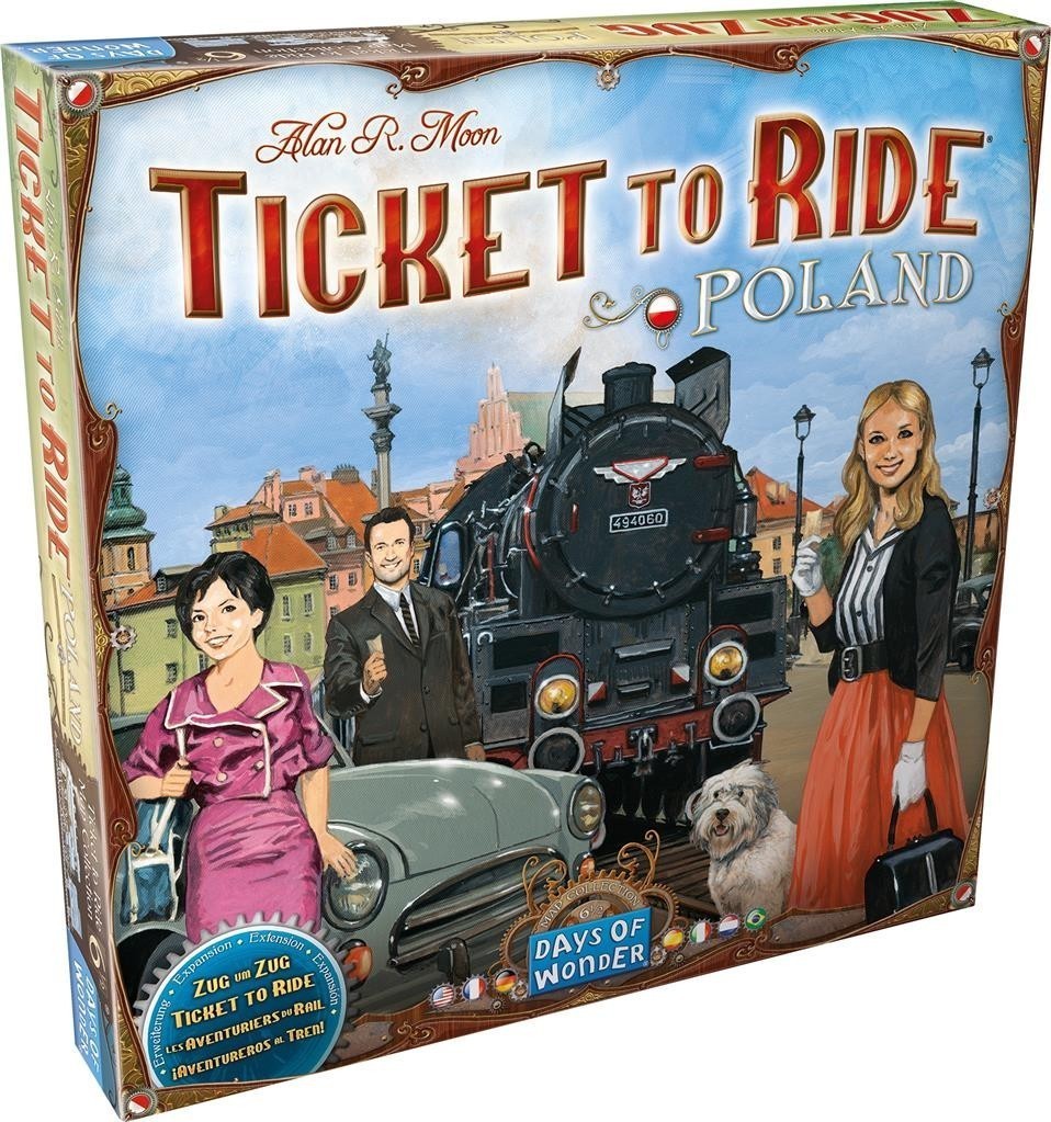 Les Aventuriers du Rail Pologne jeu de plateau de stratégie ferroviaire