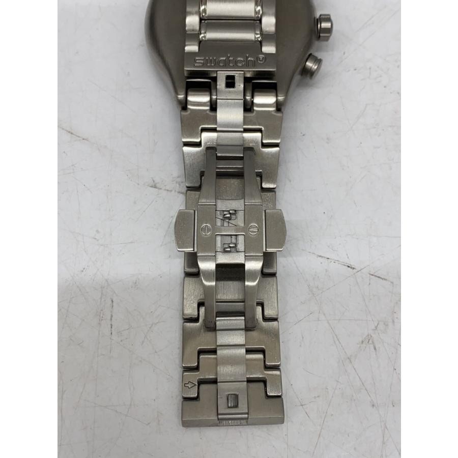 SWATCH◆Quartz watch/analog/stainless SASARA/BLK/SLV/SR936SW image 5