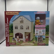 Calico Critters Sky Blue Terrace Set, Dollhouse, Figures, Furniture & Access