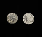 Buffalo Nickels 1927 D & 1936 D Full Dates