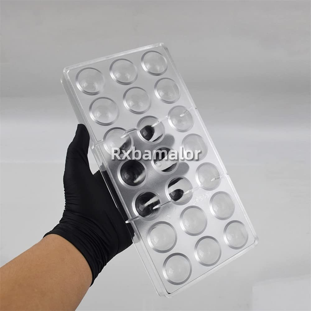 Polycarbonate Chocolate Mold Bullet Shape for Chocolate Bonbons Candy 21 Cavity