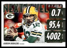 2020 Score Next Level Stats Aaron Rodgers Green Bay Packers #NLS-AR