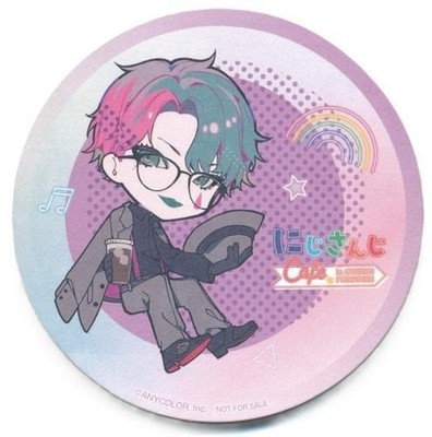 Nijisanji x SWEETS PARADISE Original Untersetzer Jo Rikiichi B Anime Cafe...