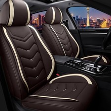 BMW X3 2005-2026 Nappa Leather Sport Seat Covers 2 Seats Coffee Color