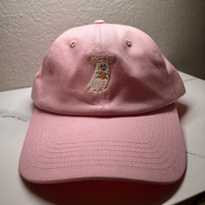 Disney Minnie Mouse Pink Embroidered Adjustable Baseball Cap Hat Adult