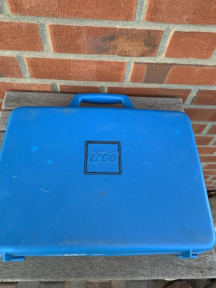 Lego Sortierkasten Sortierbox Sammelkoffer blau Innenteil rot 70er Vintage Alt - Bild 2 von 4