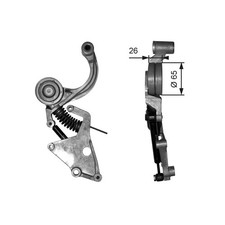 1x GATES T38404 Riemenspanner Keilrippenriemen f�r MINI