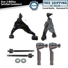 Front Control Arm Ball Joint Tie Rod End Steering Suspension Kit Set 6pc