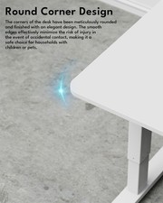 Standing Desk, Height Adjustable Electric Stand up Desk, 160x60CM Sit Stand Home — image 2