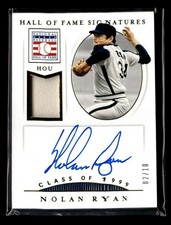 2021 National Treasures Nolan Ryan HOF Jersey Auto Gold /10 #HOF-NR ZZ6466
