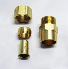 10 Wirsbo/Upnor PEX 5/8" X 7/8" Sweat Compression Adapter - Please Read - New