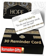 ramadan gifts islamic quranic verses cards 30 Daily Reminders - islamics
